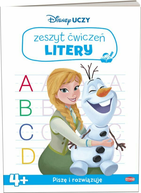 Disney uczy kraina lodu Zeszyt ćwiczeń Litery UDZ-9303 - 9788325341480