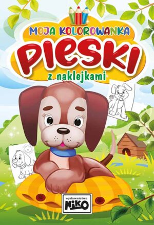 Pieski. Moja kolorowanka z naklejkami - 978-83-66565-73-9