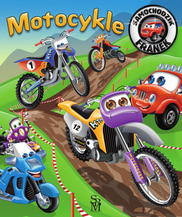 Motocykle. Samochodzik Franek - 978-83-8348-041-1