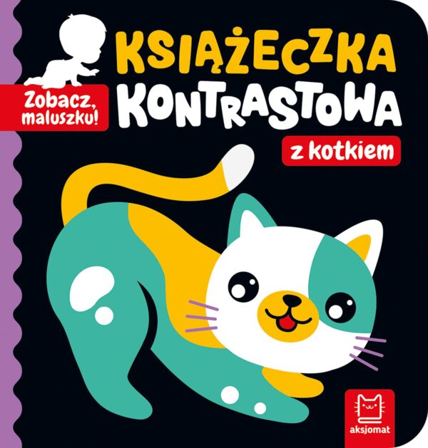 Książeczka kontrastowa z kotkiem. Zobacz