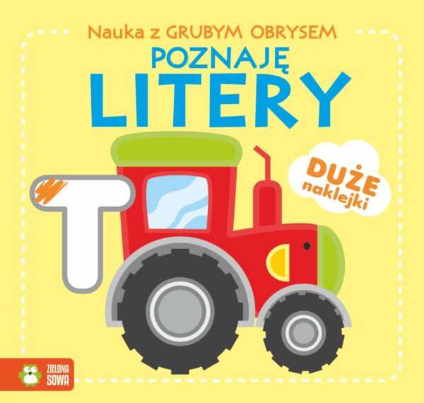 Poznaję litery. Nauka z grubym obrysem - 978-83-8299-355-4