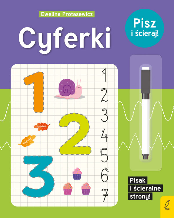 Cyferki. Pisz i ścieraj! - 978-83-8318-182-0