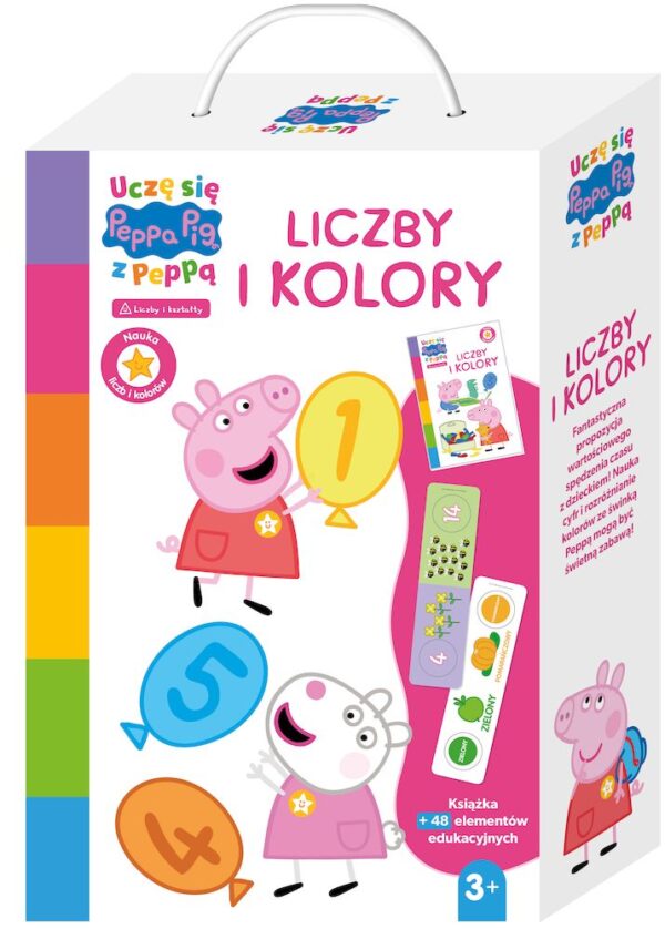 Liczby i kolory. Świnka Peppa. Uczę się z Peppą - 978-83-8282-497-1