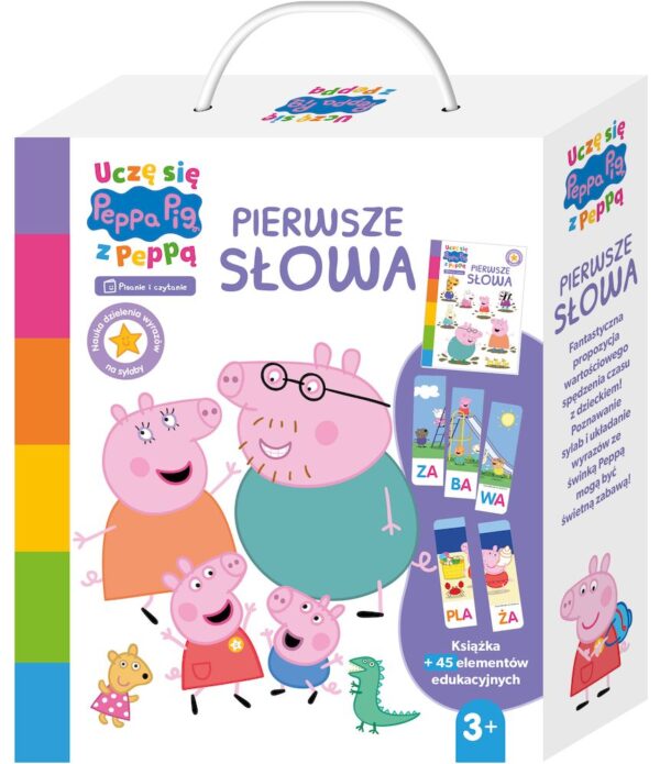 Pierwsze słowa. Świnka Peppa. Uczę się z Peppą - 978-83-8282-489-6