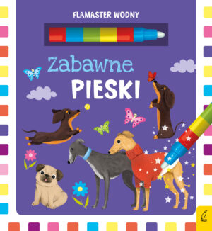 Zabawne pieski. Flamaster wodny - 978-83-8318-155-4