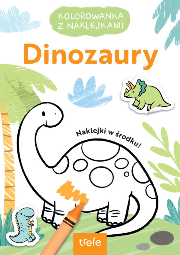 Dinozaury. Kolorowanka z wykrojnikiem - 978-83-8318-394-7