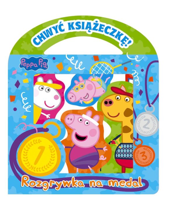 Rozrywka na medal. Świnka Peppa. Chwyć książeczkę - 978-83-8282-261-8