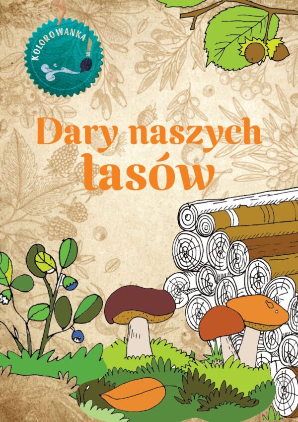 Dary naszych lasów. Kolorowanka wyd. 2023 - 978-83-7763-666-4