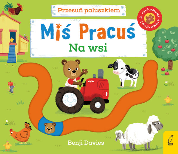 Miś Pracuś. Przesuń paluszkiem. Na wsi - 978-83-8318-495-1