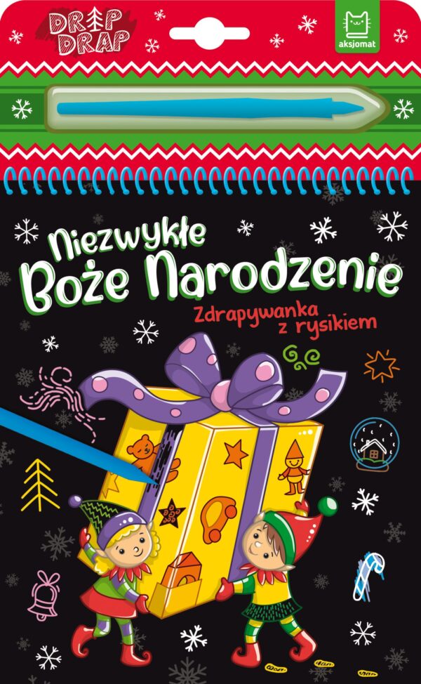 Niezwykłe Boże Narodzenie. Zdrapywanka z rysikiem - 978-83-8213-545-9