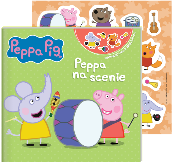 Peppa na scenie. Świnka Peppa. Opowiadania z naklejkami - 978-83-8282-586-2