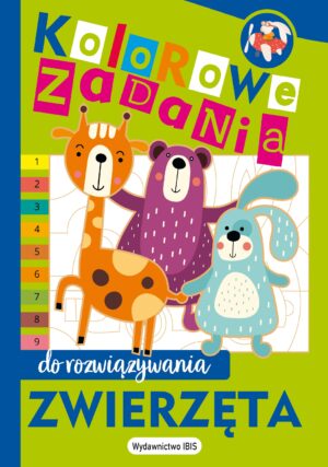 Zwierzęta. Kolorowe zadania do rozwiązywania - 9788367861199