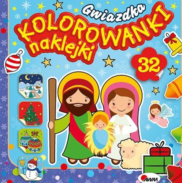 Gwiazdka. Kolorowanki naklejki - 9788381813761