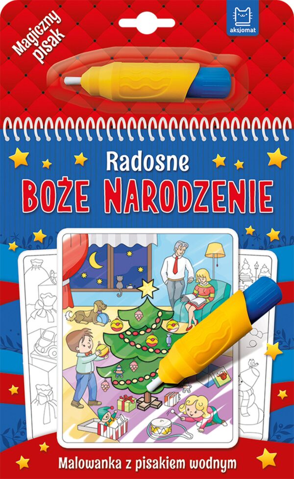 Radosne Boże Narodzenie. Malowanka z pisakiem wodnym - 978-83-8213-404-9