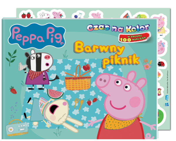 Barwny piknik. Świnka Peppa. Czas na kolor - 978-83-8282-728-6