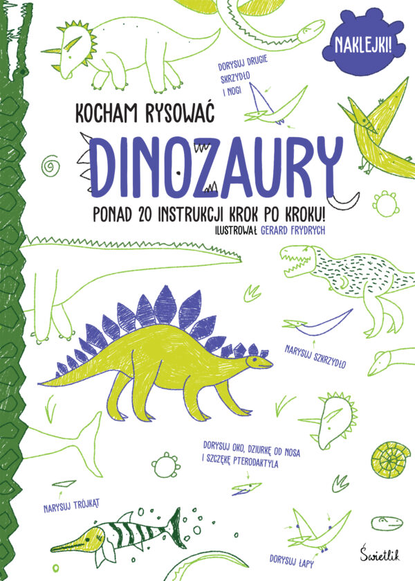 Dinozaury. Kocham rysować - 978-83-8321-788-8