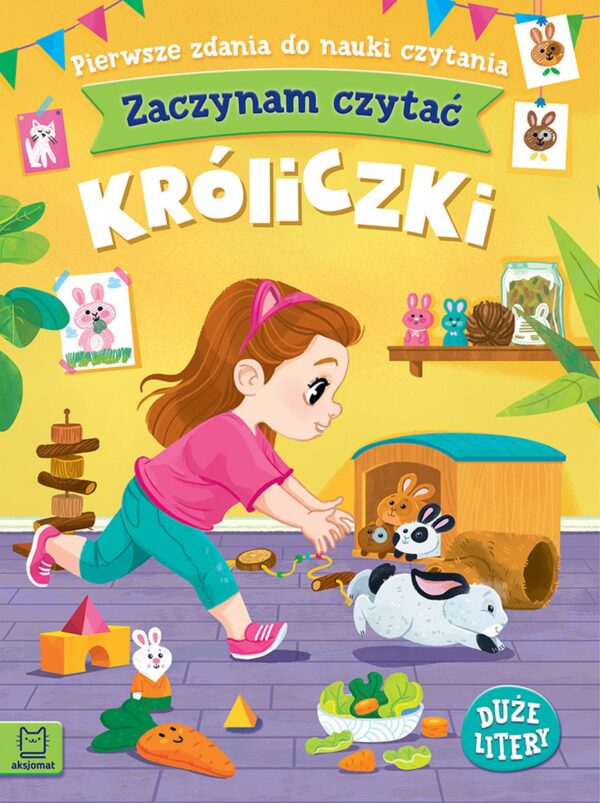 Króliczki. Zaczynam czytać. Duże litery - 978-83-8213-854-2