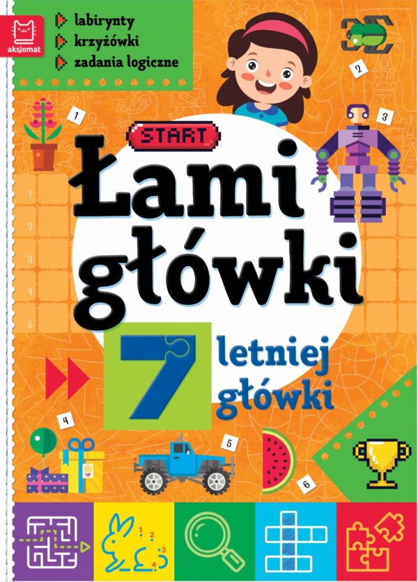 Łamigłówki 7-letniej główki. Labirynty