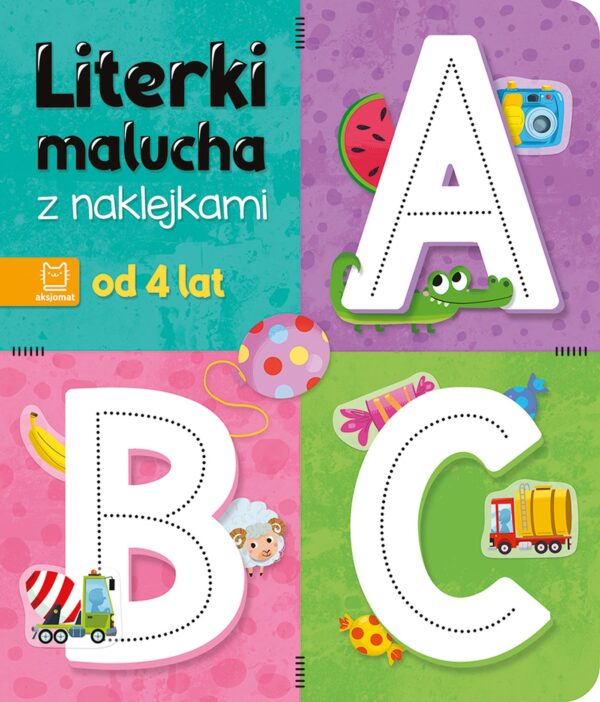 Literki malucha z naklejkami. Od 4 lat - 978-83-8213-848-1