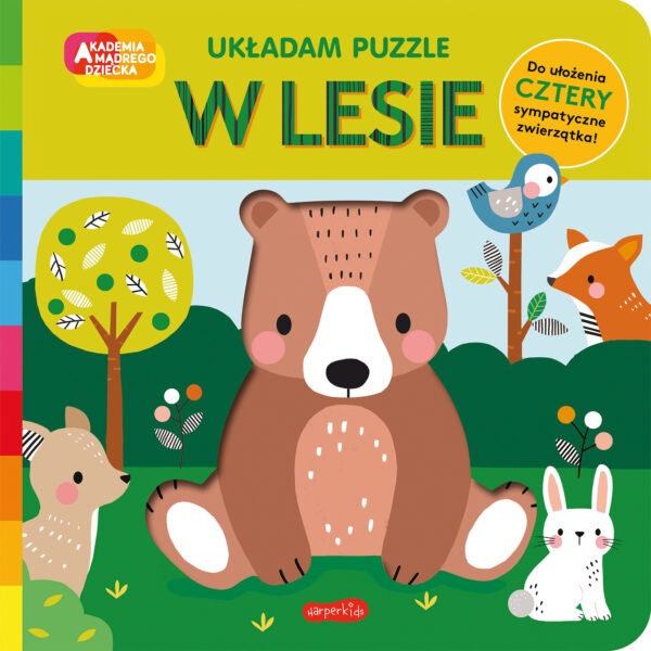 W lesie. Akademia mądrego dziecka. Układam puzzle - 978-83-276-8654-1