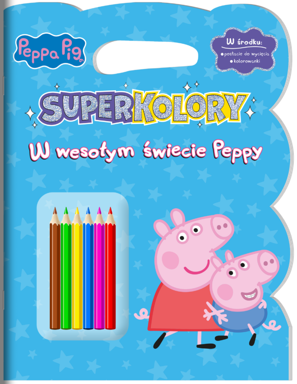 W wesołym świecie Peppy. Świnka Peppa. SuperKolory - 978-83-8282-634-0