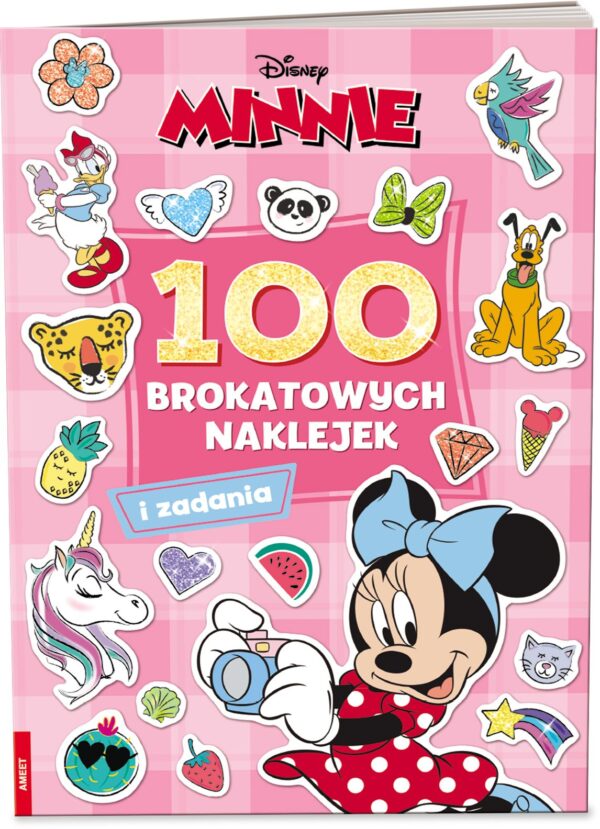 Disney Minnie 100 brokatowych naklejek NB-9104 - 9788325344672