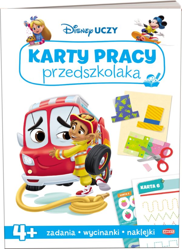 Disney uczy Karty pracy przedszkolaka 4-latki mix UKP-9301 - 9788325343736