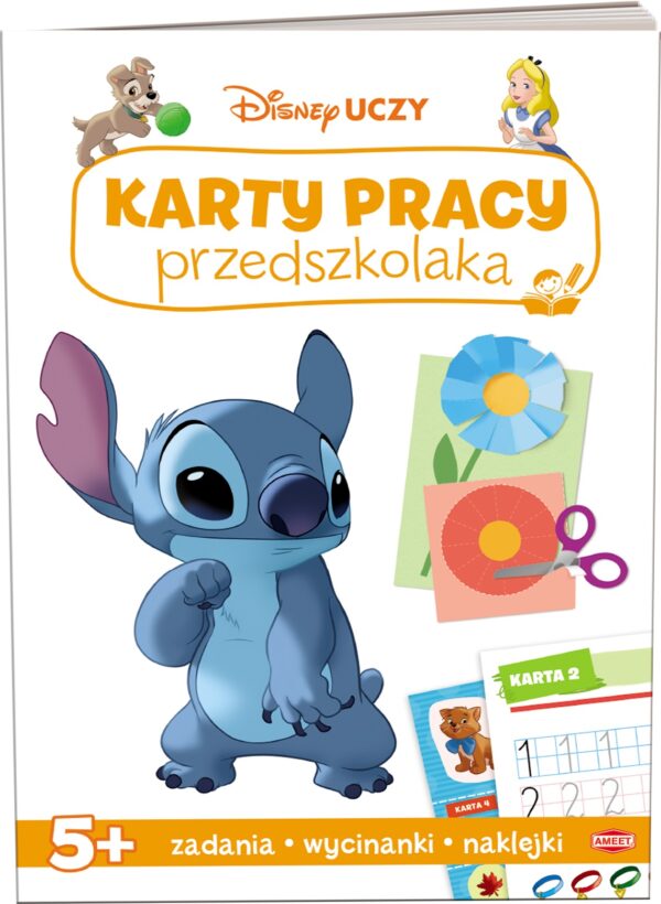 Disney uczy Karty pracy przedszkolaka 5-latki classic UKP-9302 - 9788325343743