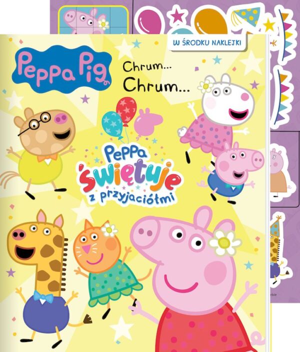 Peppa świętuje z przyjaciółmi. Świnka Peppa. Chrum... chrum - 978-83-8282-724-8