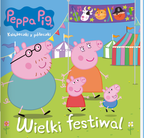 Wielki festiwal. Świnka Peppa. Książeczki z półeczki - 978-83-8282-754-5