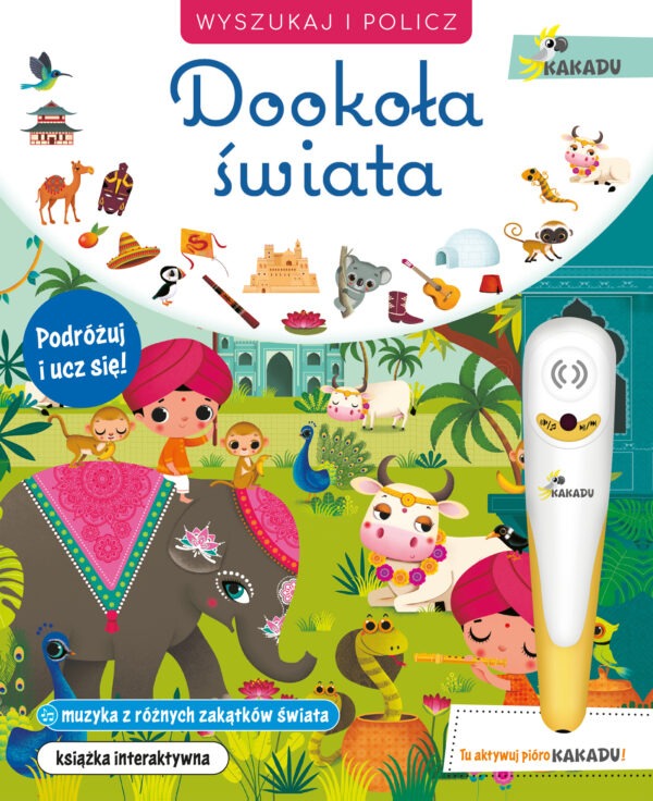 Dookoła świata. Wyszukaj i policz. Kakadu - 978-83-8353-079-6