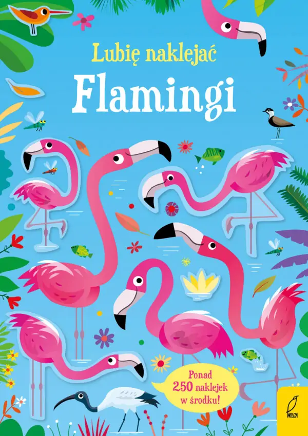 Flamingi. Lubię naklejać - 978-83-8319-214-7