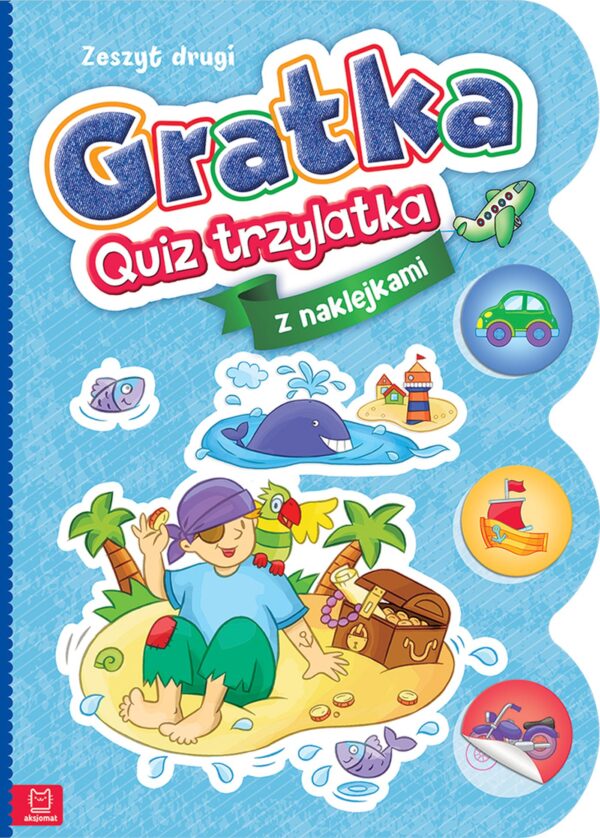 Gratka-Quiz trzylatka. Zeszyt 2 - 978-83-8106-598-6