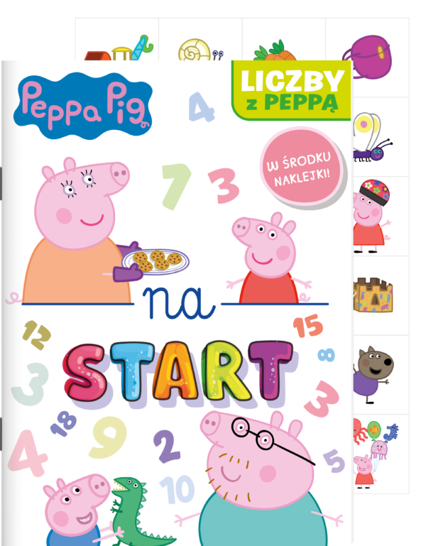 Liczby z Peppą. Świnka Peppa. Na start... - 978-83-8282-741-5