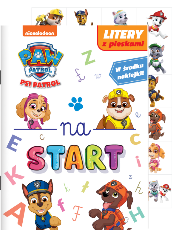 Litery z pieskami. Psi Patrol. Na start... - 978-83-8282-740-8