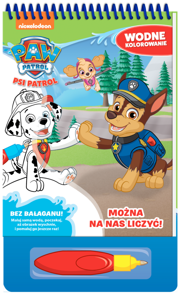 Można na nas liczyć. Psi Patrol. Wodne kolorowanie - 978-83-8282-642-5