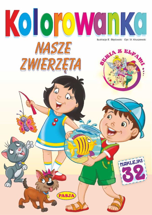 Nasze zwierzęta. Kolorowanka - 978-83-66964-94-5