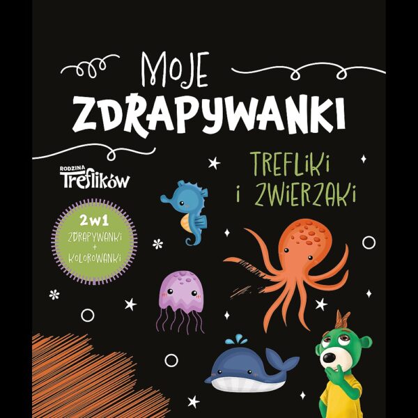 Trefliki i zwierzaki. Moje zdrapywanki - 9788367797368