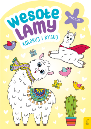 Wesołe lamy. Koloruj i rysuj - 978-83-8319-500-1