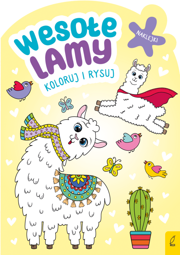 Wesołe lamy. Koloruj i rysuj - 978-83-8319-500-1