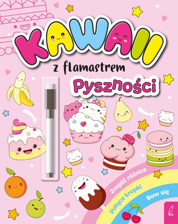 Kawaii z flamastrem. Pyszności - 978-83-8319-239-0