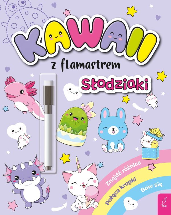 Kawaii z flamastrem. Słodziaki - 978-83-8319-243-7