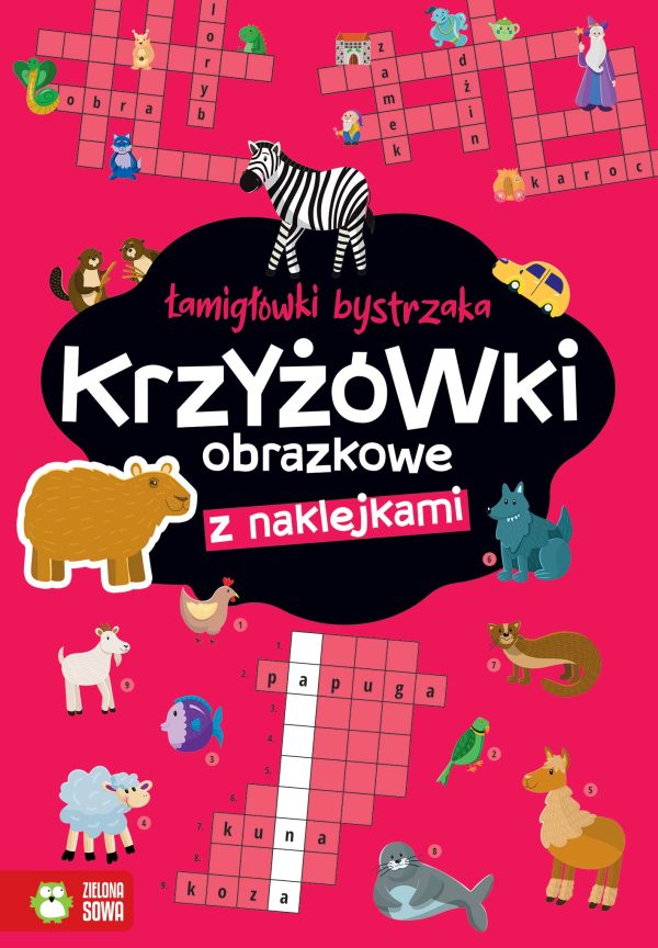 Krzyżówki obrazkowe. Łamigłówki bystrzaka - 978-83-8299-601-2