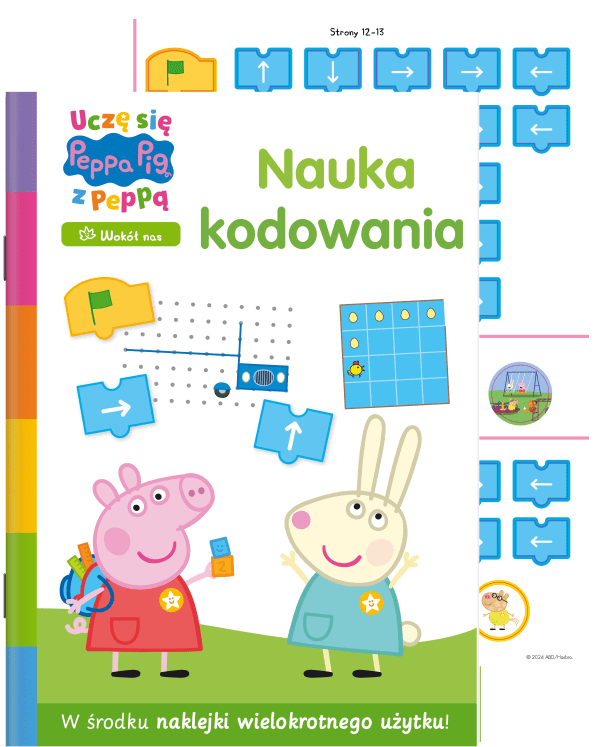 Nauka kodowania. Świnka Peppa. Uczę się z Peppą - 978-83-8282-742-2