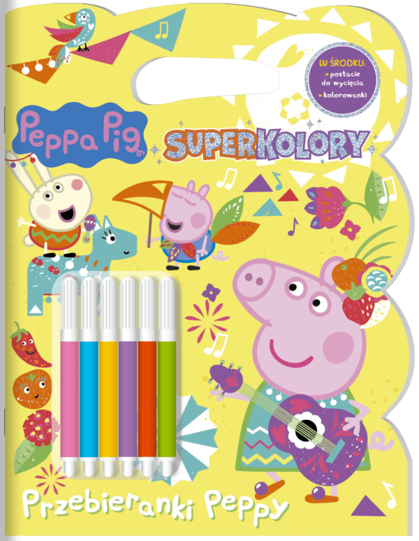 Przebieranki Peppy. Świnka Peppa. SuperKolory - 978-83-8282-699-9