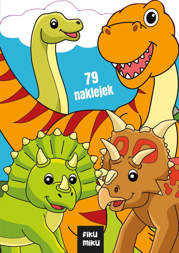 Dino i przyjaciele. Prahistoryczna gady. Kolorowanka z wykrojnika FIKU MIKU - 978-83-68195-35-4