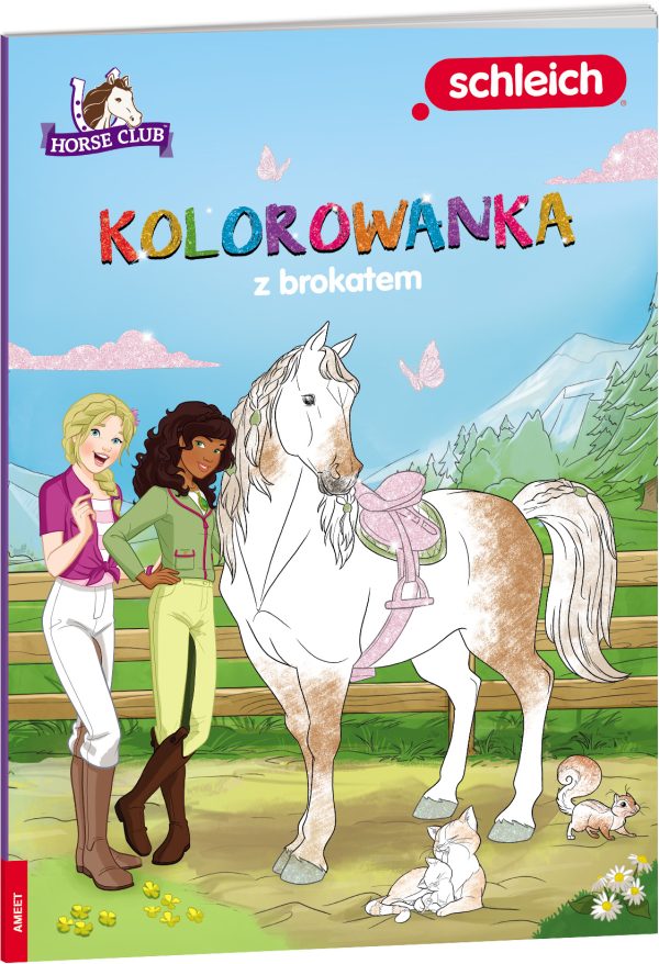 Horse Club kolorowanka z brokatem GCA-8401 - 9788325344740