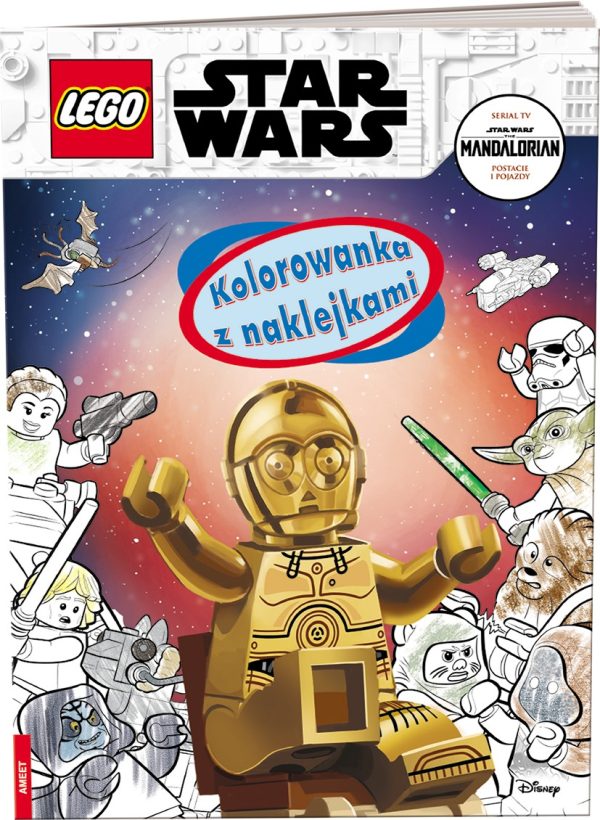 LEGO Star Wars Kolorowanka z Naklejkami NA-6303 - 9788325344474