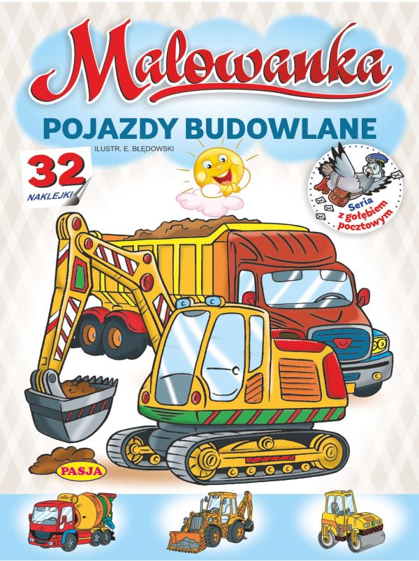 Pojazdy budowlane. Malowanka - 978-83-66964-29-7