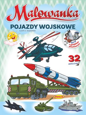 Pojazdy wojskowe. Malowanka - 978-83-66964-55-6